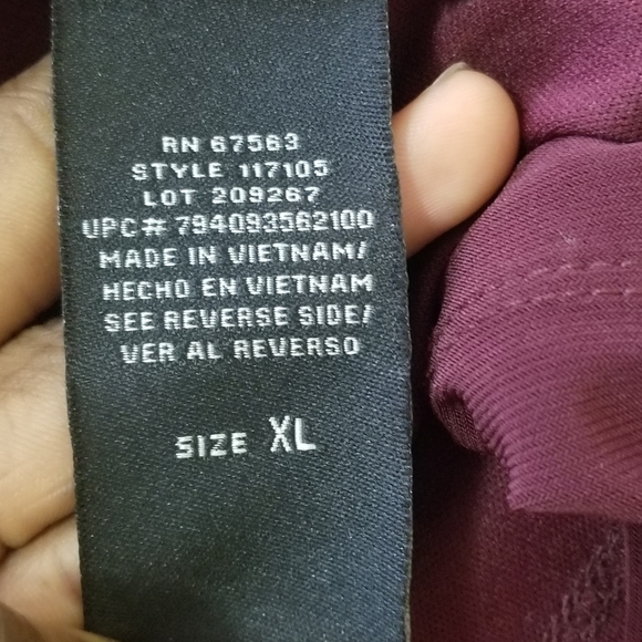 SLNY Evening Dress Burgundy - Picture 7 of 11